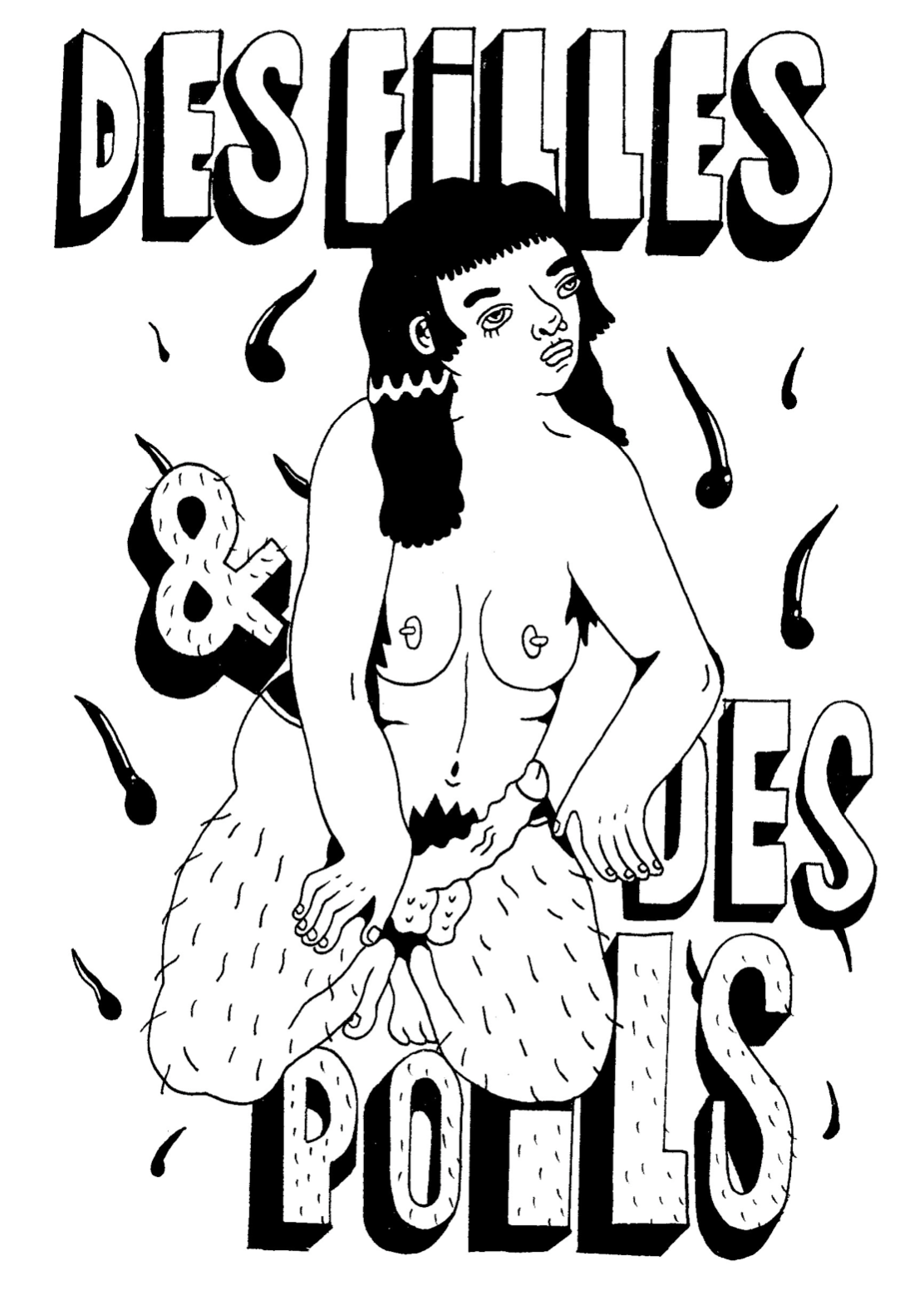 Page extraite du premier numéro du fanzine Les Vulvettes underground, fondé par Bérénice Motais de Narbonne, 2016